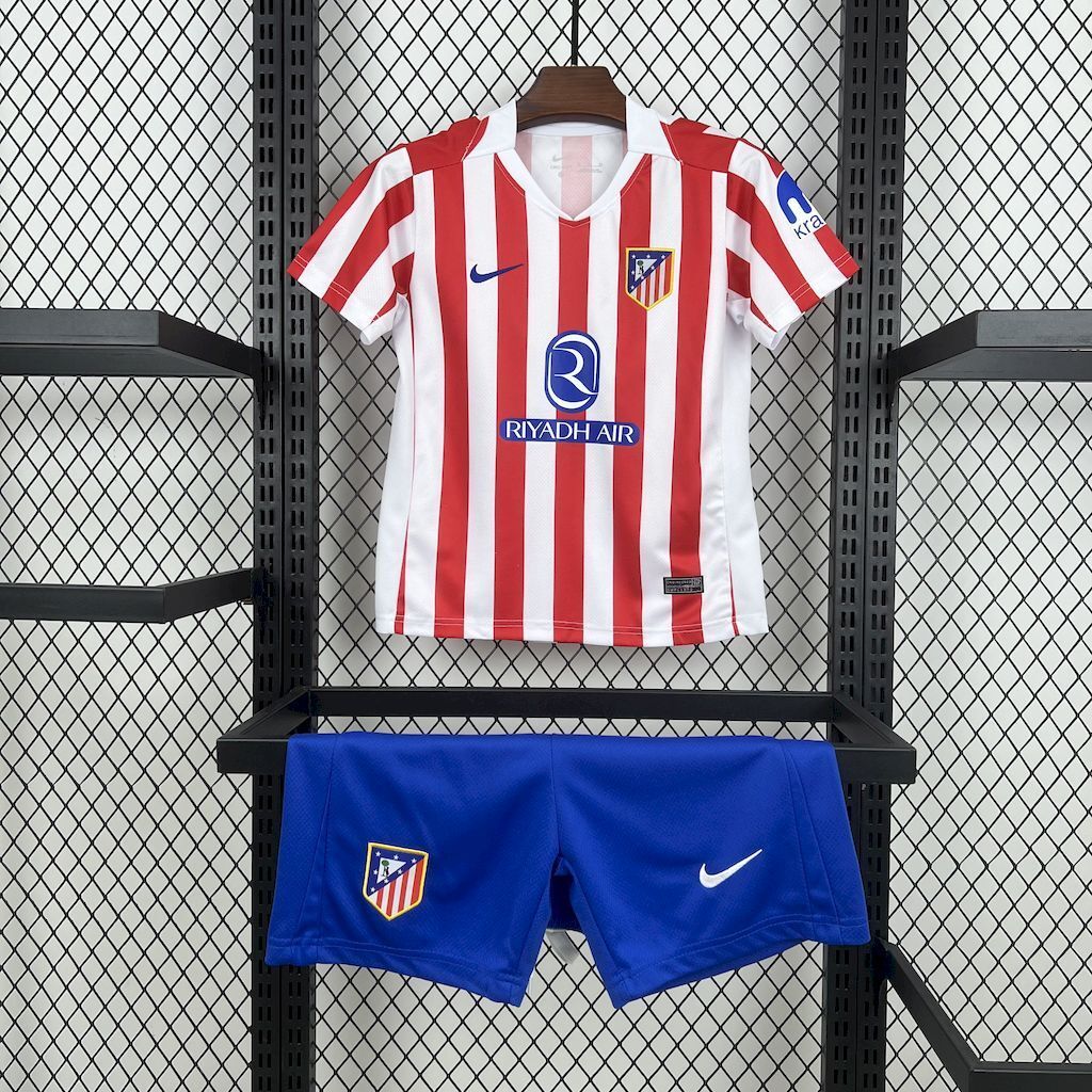 Atletico Madrid 2025/26 Home Kids Kit