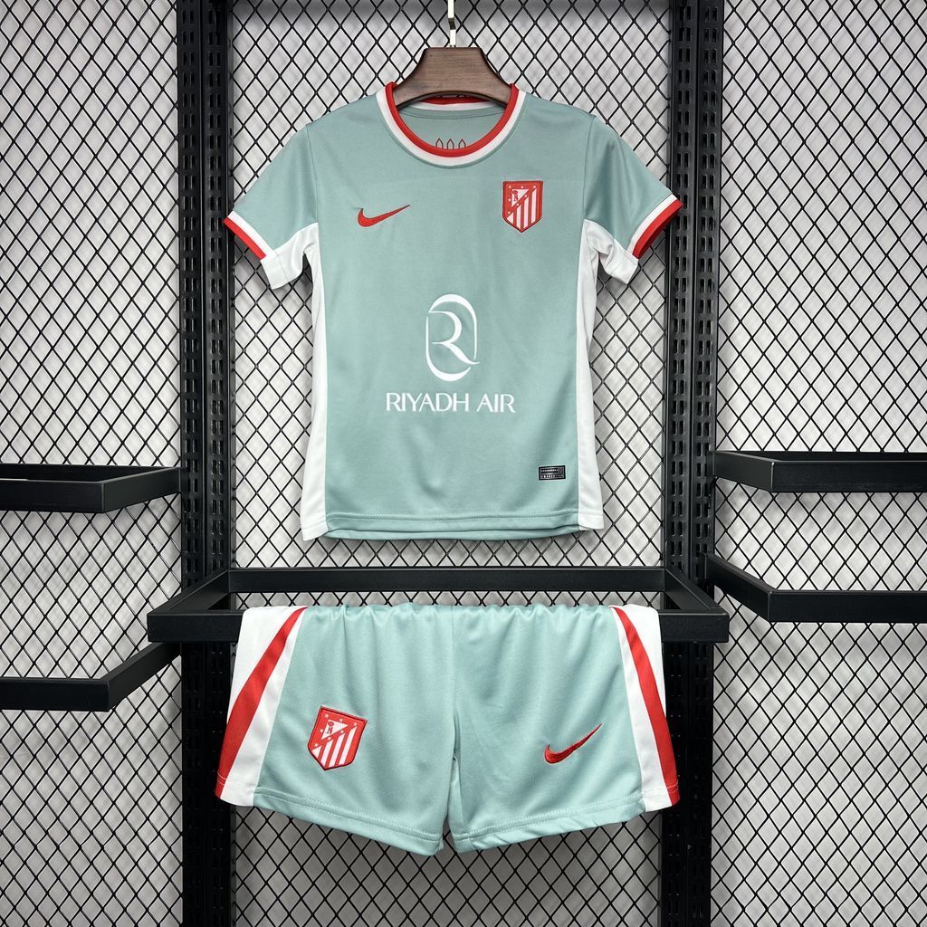 Atletico Madrid 2024/25 Away Kids Kit