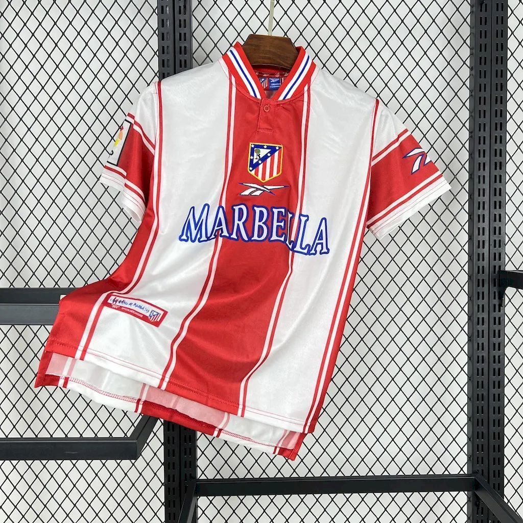 Atletico Madrid 1999/00 Home Retro Jersey