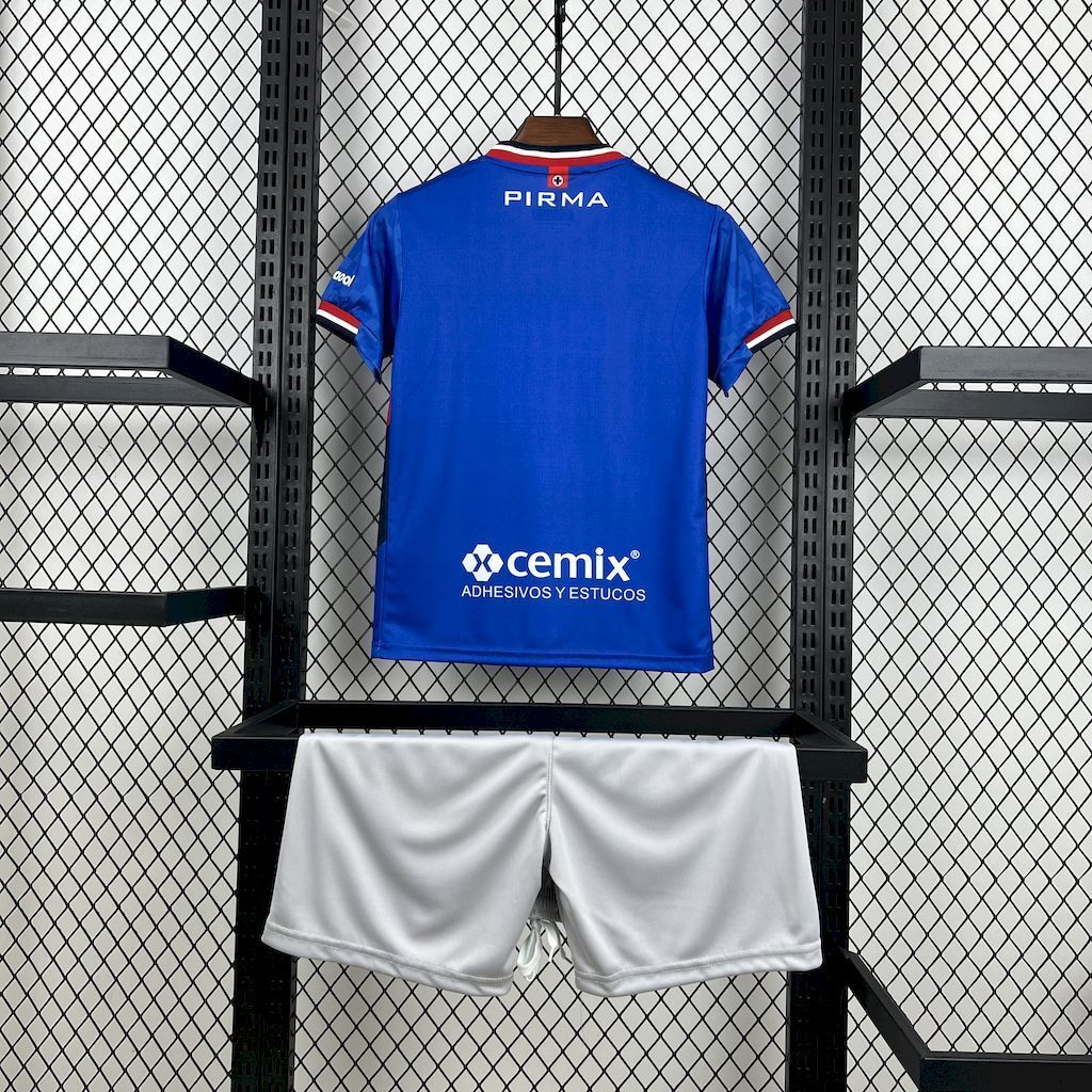 Cruz Azul 2025/26 Home Kids Kit