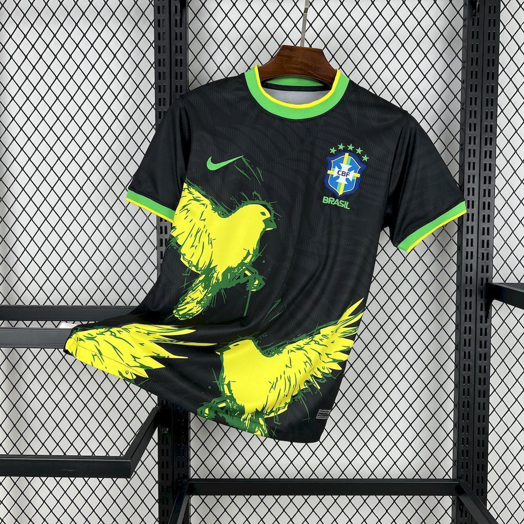 Brazil 2025/26 Dove Edition Black Jersey