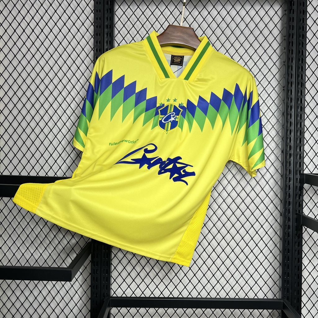 Brazil 1995 Home Corteiz Retro Jersey