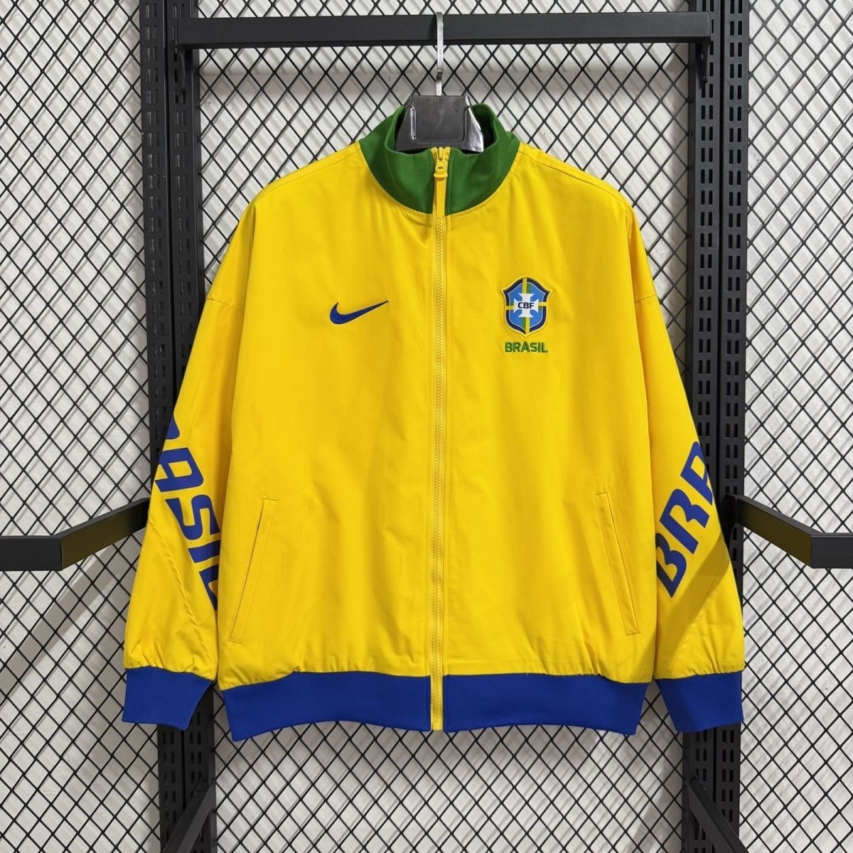 Brazil 2025/26 Trench Coat Long Sleeved Jacket Jersey