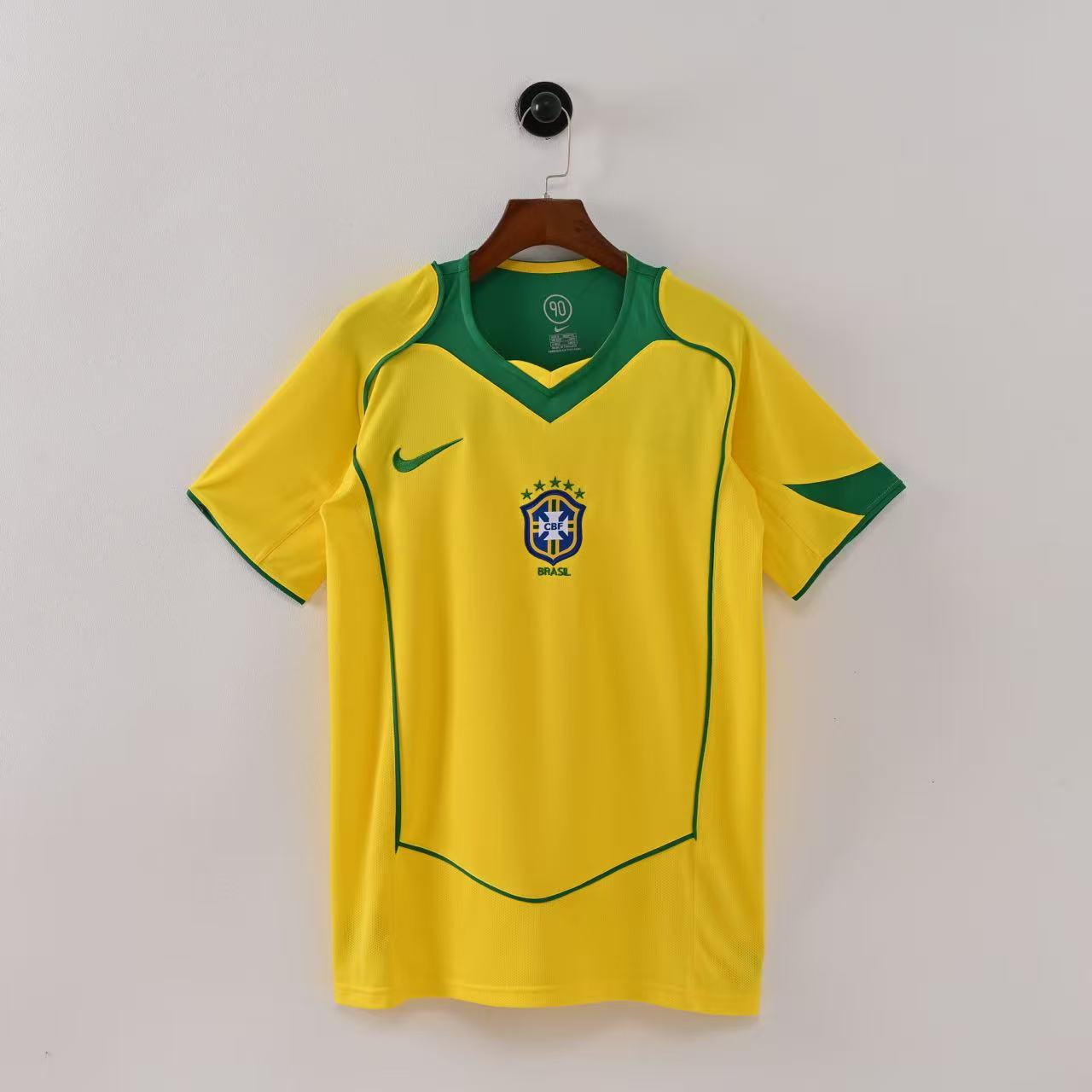 Brazil Home Retro Jersey 2004