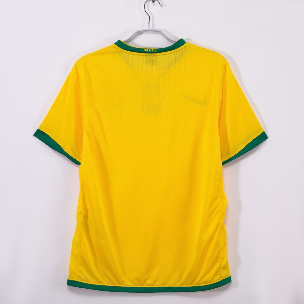 Brazil Retro Jersey Home World Cup 2006
