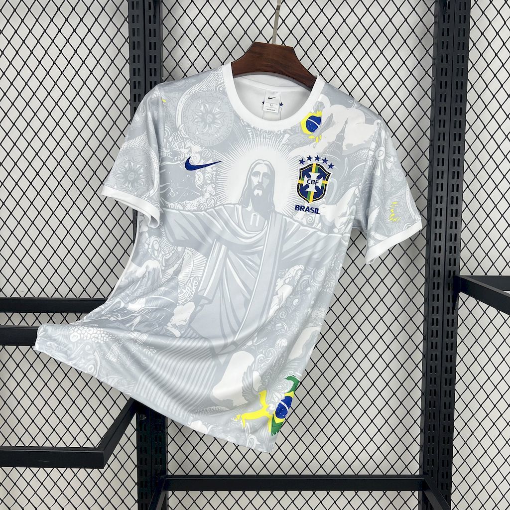 Brazil 2024/25 Special Edition White Jersey