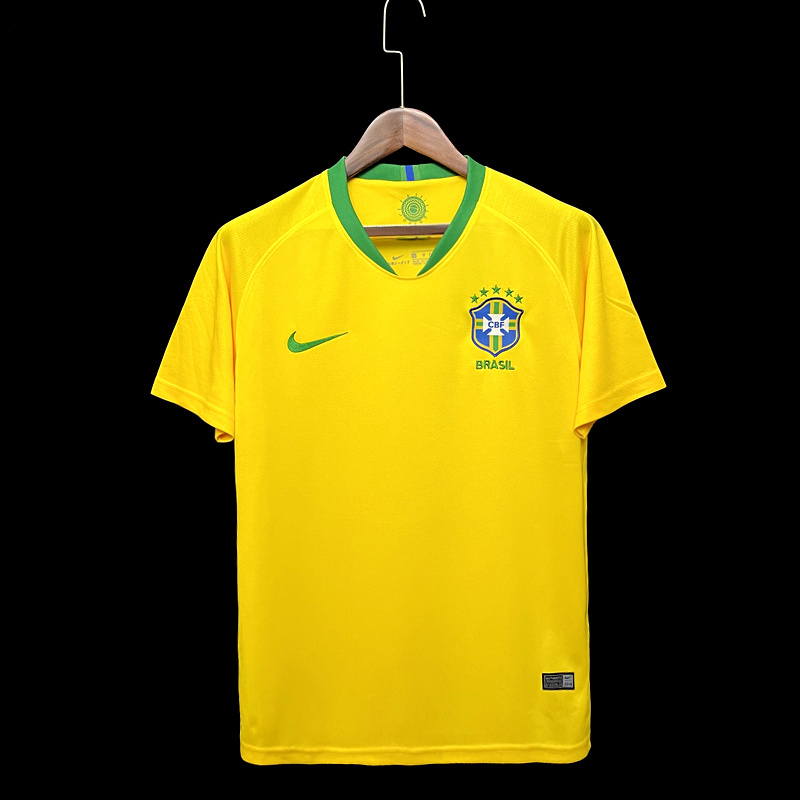 Brazil Home Retro Jersey 2018
