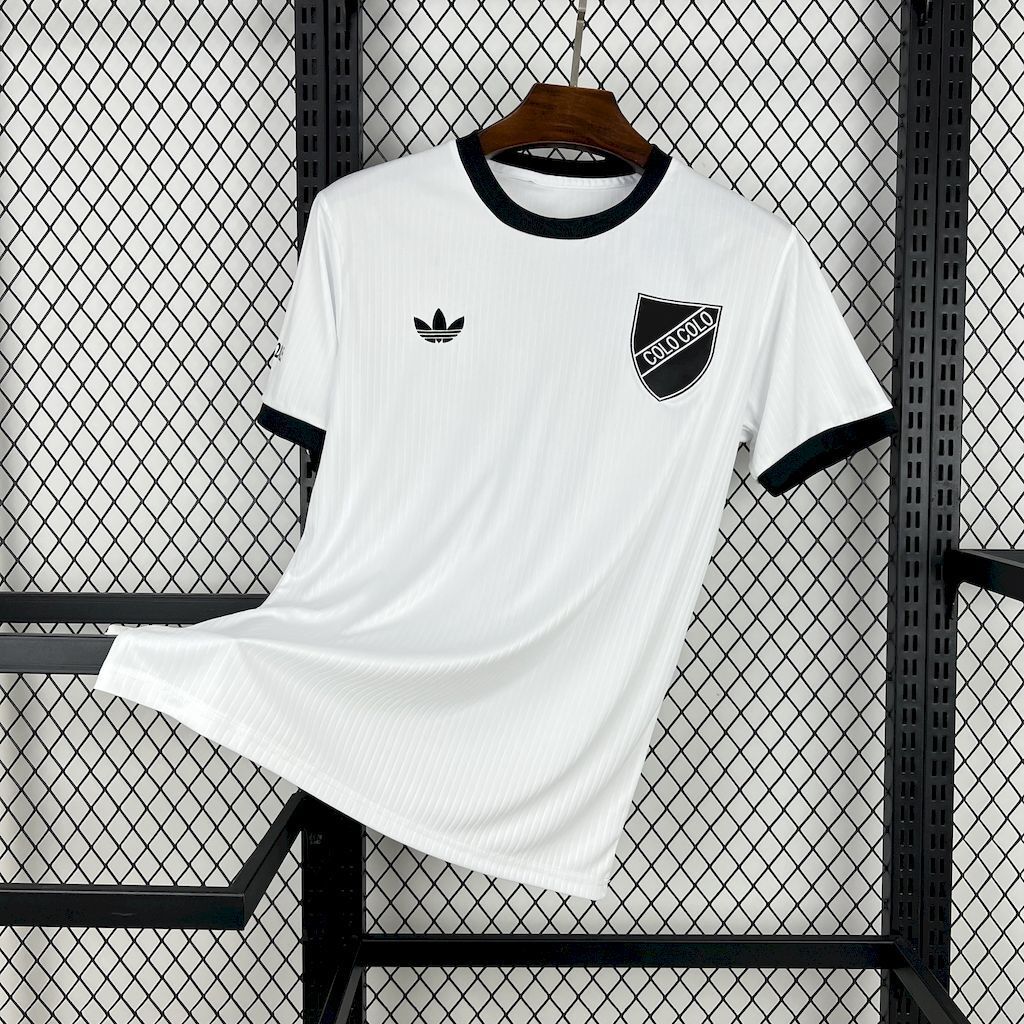 Colo Colo 2025/26 Casual Retro Style White Jersey