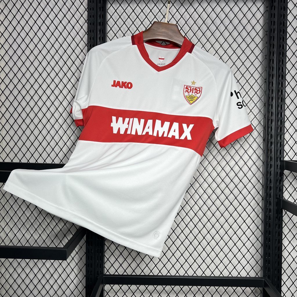 24-25 Stuttgart Home Fans Soccer Jersey