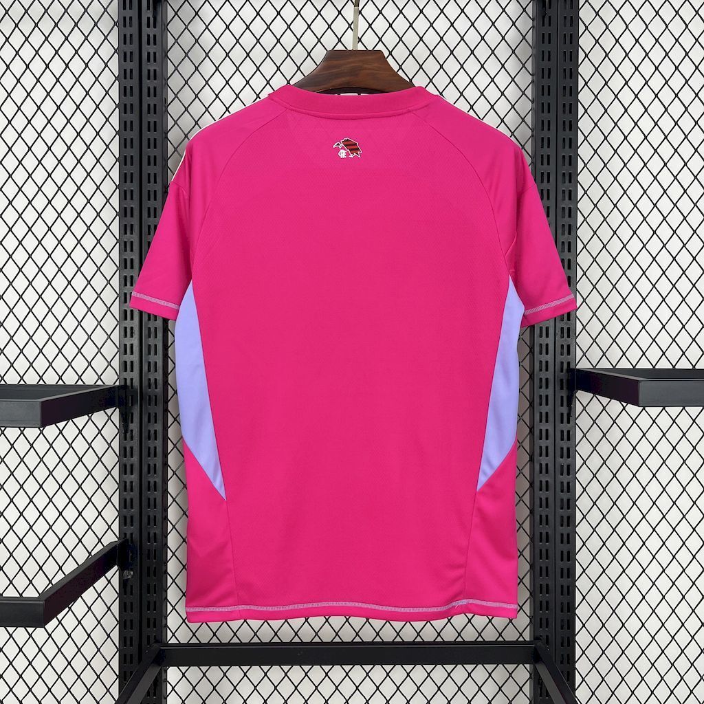 Flamengo 2025/26 Pink Goalkeeper Uniform Jersey