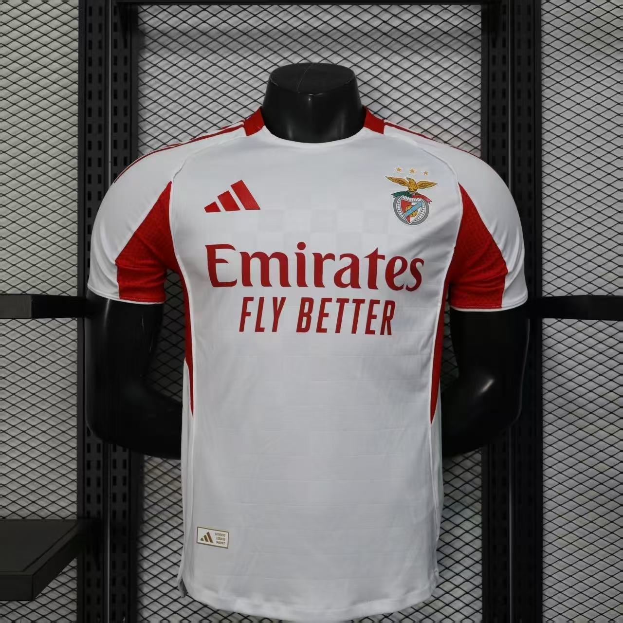SL Benfica White Away Player Man Jersey 2025/26