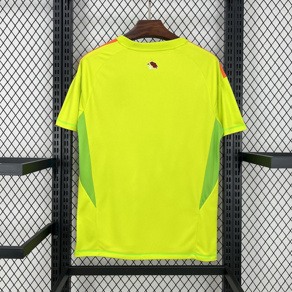 Flamengo 2025/26 Yellow Goalkeeper Uniform Jersey