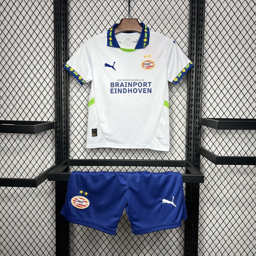 PSV Eindhoven 2024/25 Third Kids Kit