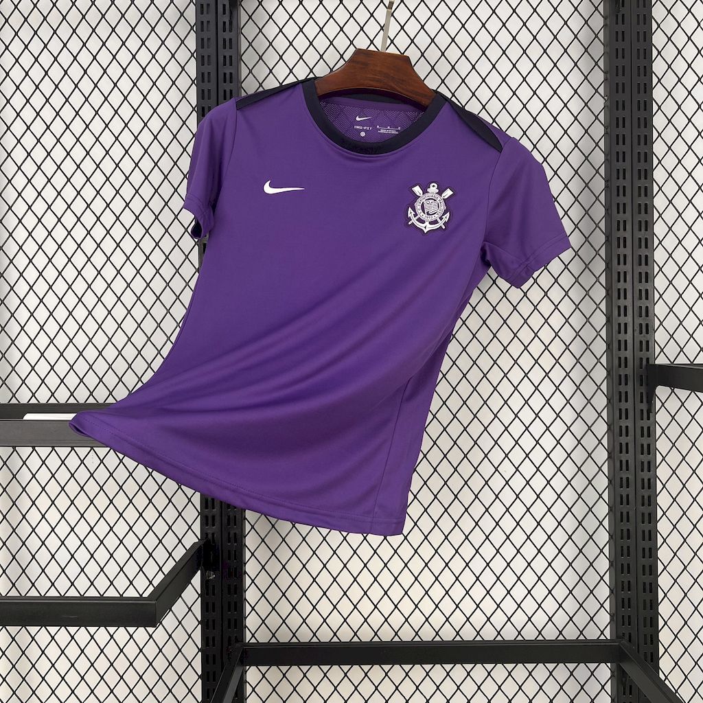 Corinthians 2025/26 Purple Pre-Match Training Womens Jersey