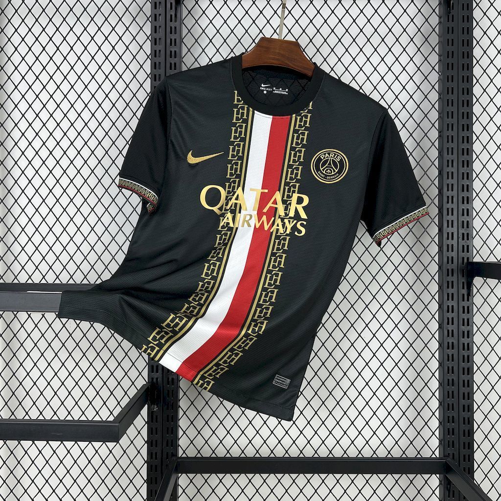 PSG 2025/26 Black And Gold EditionJersey