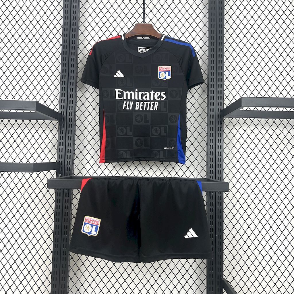 Lyon 2024/25 Away Kids Kit