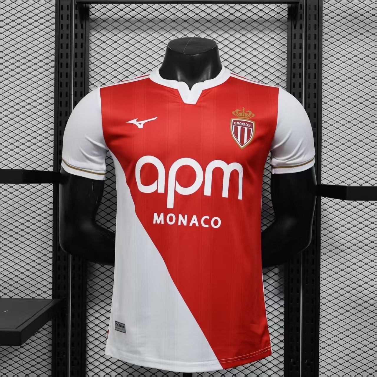 AS Monaco 2025/26 Home Player Jersey