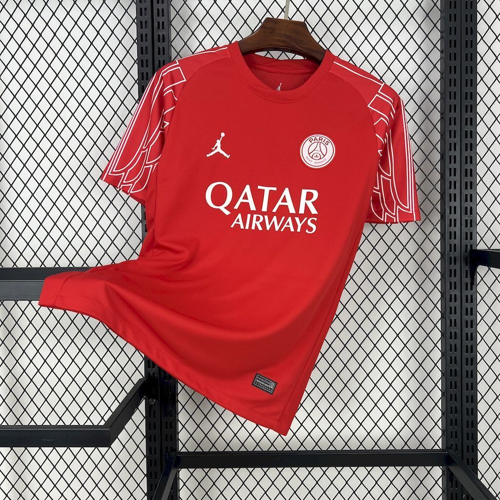 PSG 2025/26 Fourth Away Red Jersey