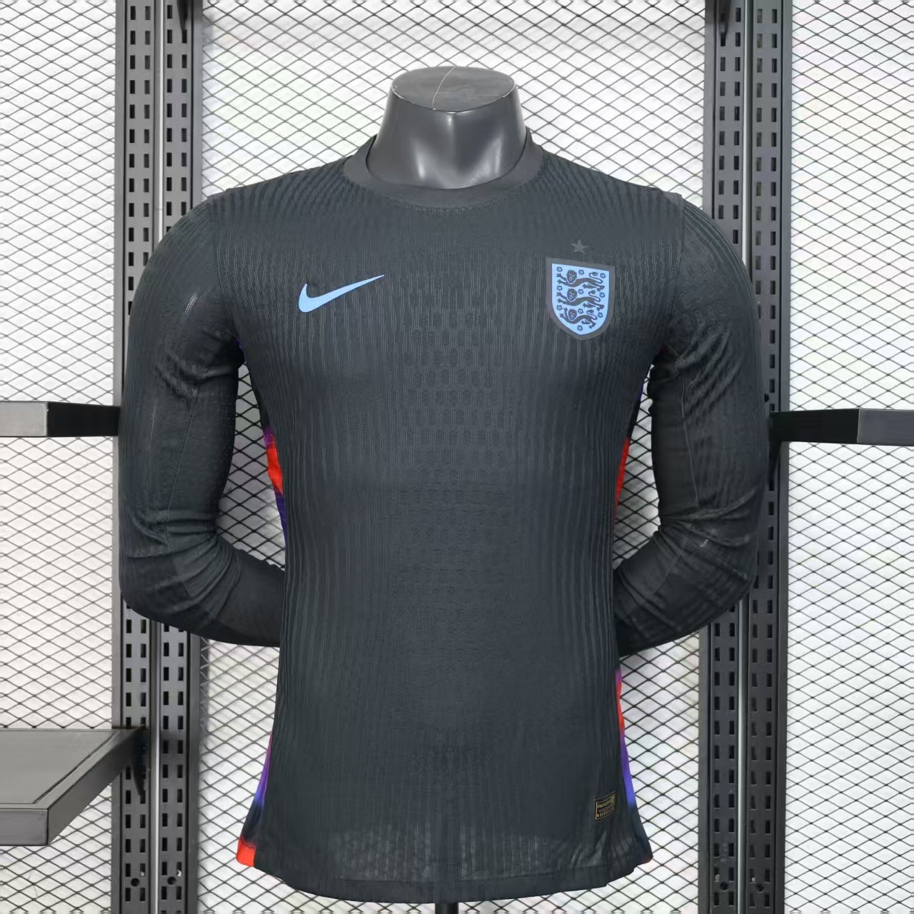 England Women's Team Euro 2025 Away Long Sleeve Player Version Man Jersey