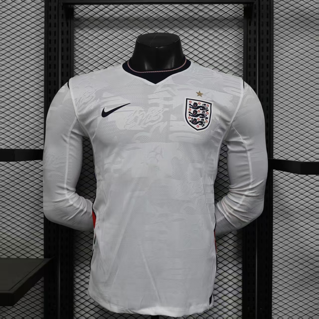 2026 England Home Long Sleeves Player Version Jersey