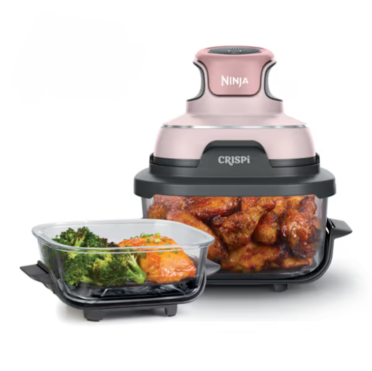 🔥 Today's Flash Deal | Ninja CRISPi 4-in-1 Portable Glass Air Fryer - 4-Cooking Modes & 7-Min Quick Meal