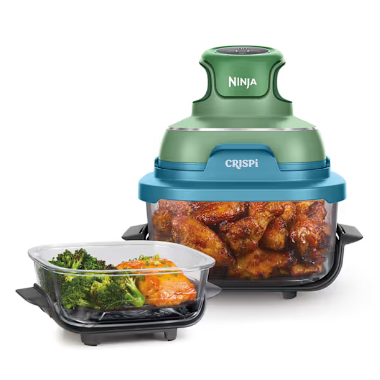 🔥 Today's Flash Deal | Ninja CRISPi 4-in-1 Portable Glass Air Fryer - 4-Cooking Modes & 7-Min Quick Meal