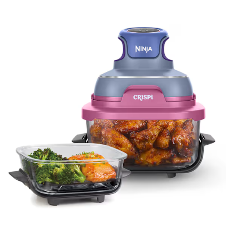 🔥 Today's Flash Deal | Ninja CRISPi 4-in-1 Portable Glass Air Fryer - 4-Cooking Modes & 7-Min Quick Meal