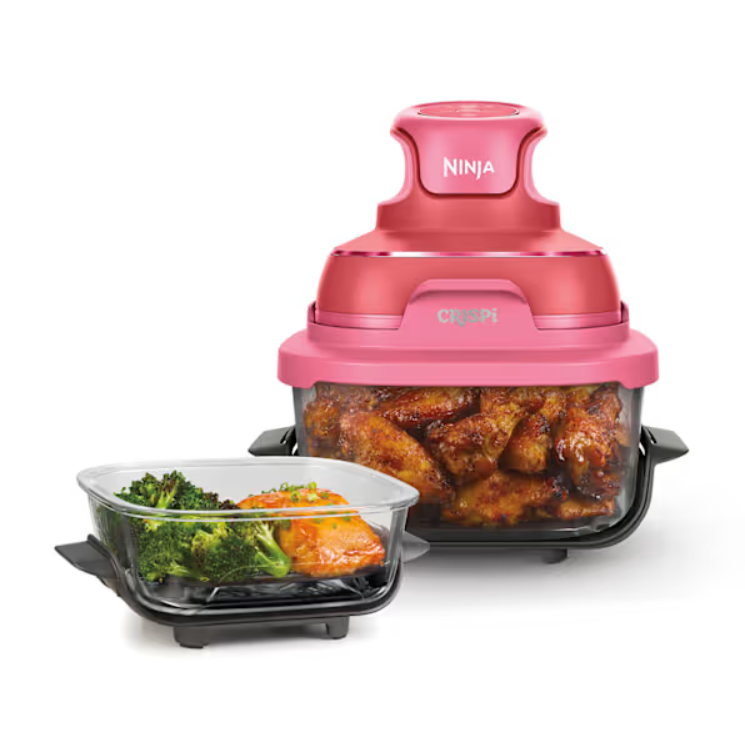 🔥 Today's Flash Deal | Ninja CRISPi 4-in-1 Portable Glass Air Fryer - 4-Cooking Modes & 7-Min Quick Meal