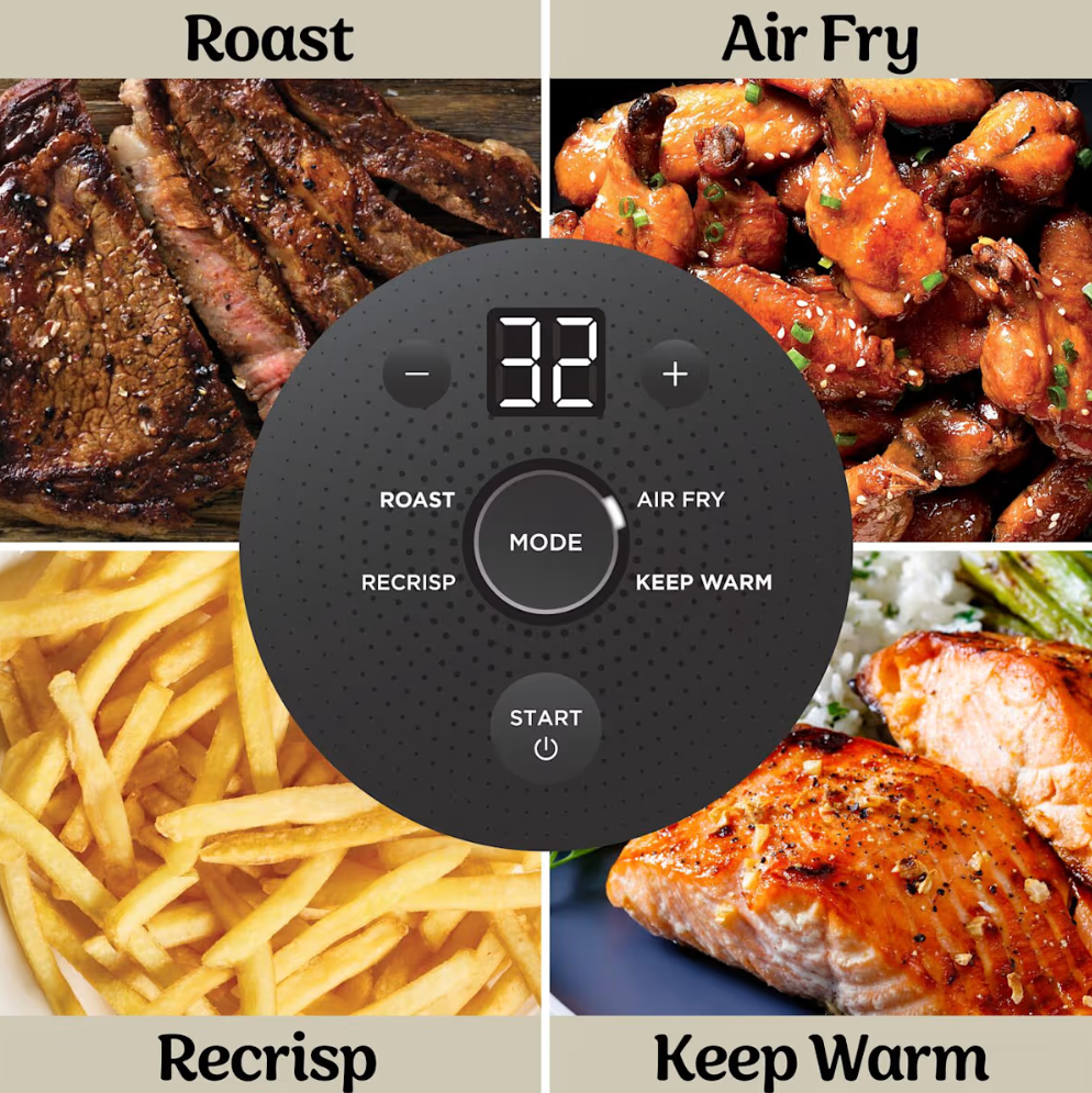 🔥 Today's Flash Deal | Ninja CRISPi 4-in-1 Portable Glass Air Fryer - 4-Cooking Modes & 7-Min Quick Meal