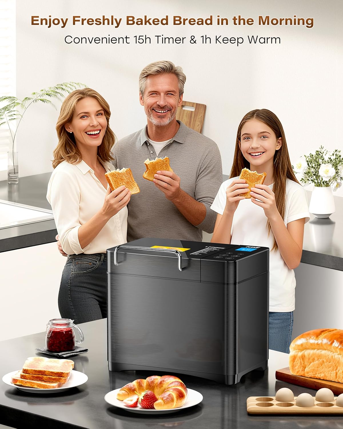 🔥 Today's Flash Deal - KBS 17-in-1 Bread Maker | Quick bread, Cake, Jam, Yogurt