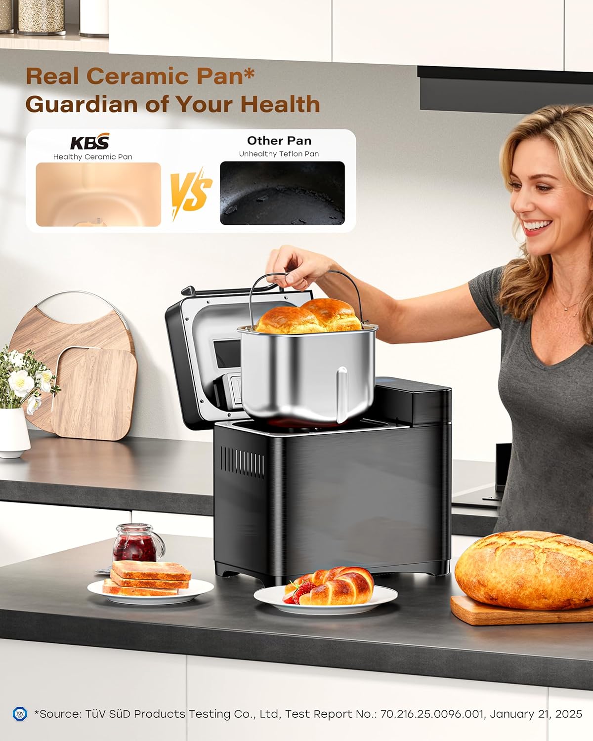 🔥 Today's Flash Deal - KBS 17-in-1 Bread Maker | Quick bread, Cake, Jam, Yogurt