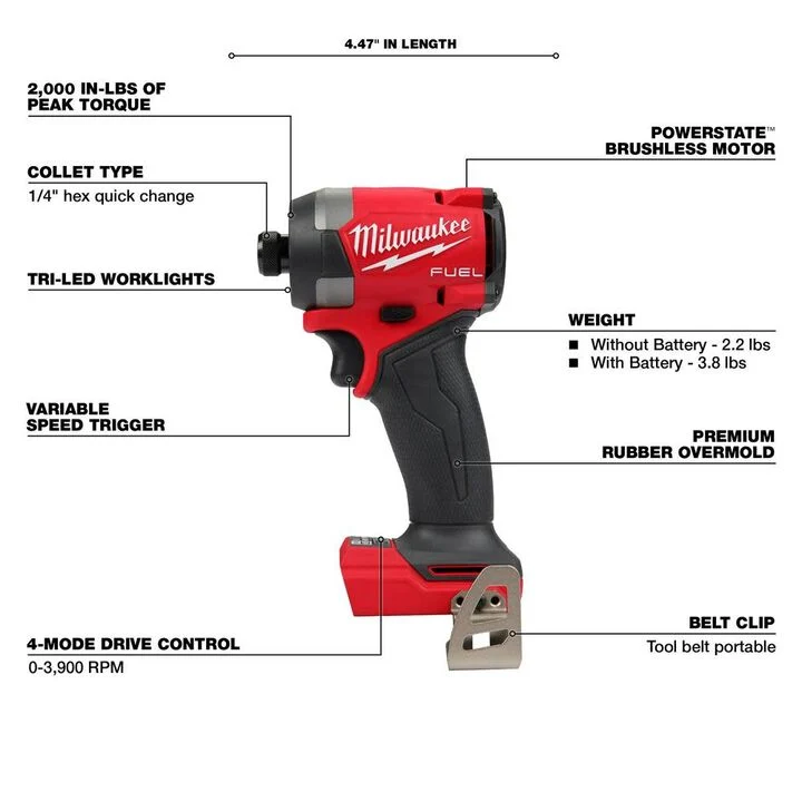 Milwaukee 2695-27SH M18 7-Tool Combo Kit