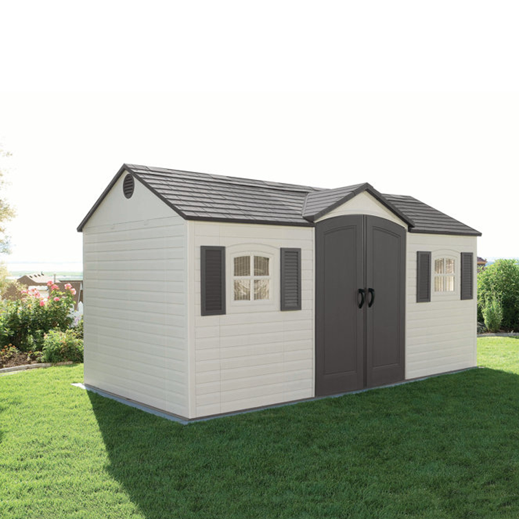 457 cm x 244 cm Ger&auml;teschuppen aus Kunststoff