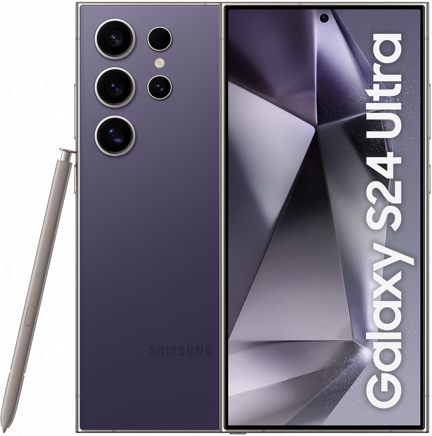 Samsung Galaxy S24 Ultra, AI Android Smartphone, 12GB RAM, 512GB Storage, 200MP Camera, S Pen, Long Battery Life, Titanium Black, 3 Year Manufacturer Extended Warranty