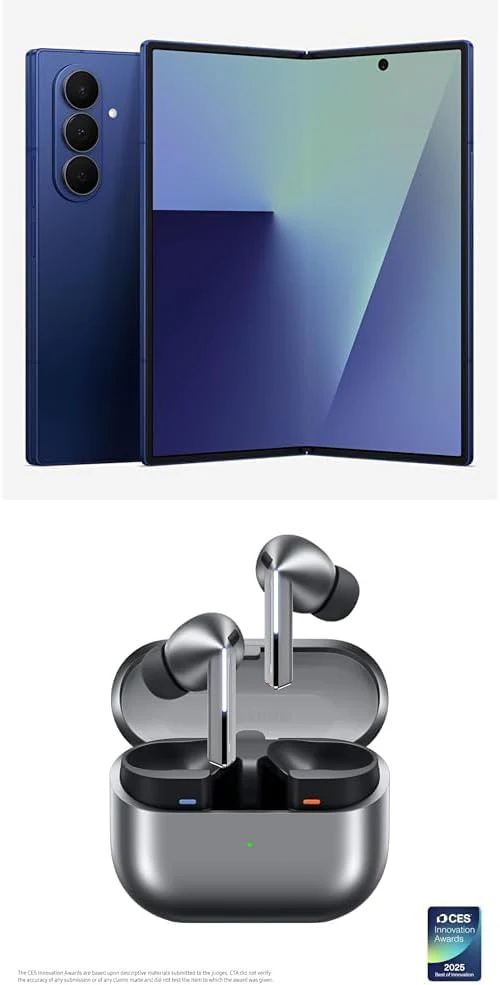 Samsung Galaxy Z Fold7 Cell Phone, 512GB AI Smartphone, Unlocked Android, AI Photo Edits, Large Screen, Long Battery Life, 2025, US 1 Yr Manufacturer Warranty, JetBlack