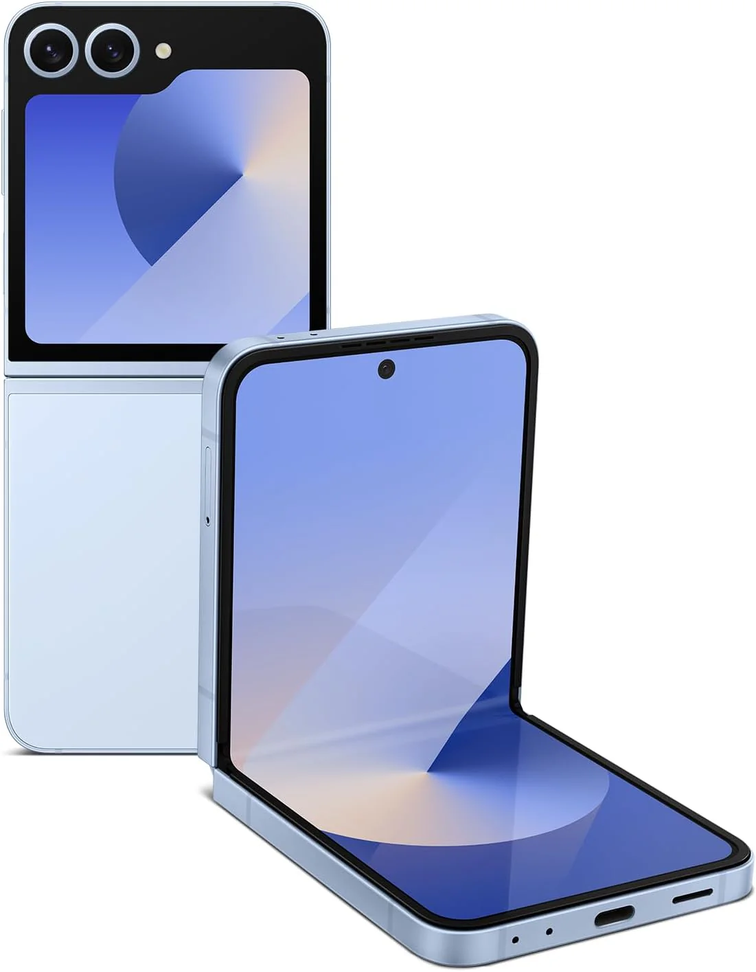 Samsung Galaxy Z Flip6, 512GB Unlocked Android Smartphone, FlexCam, Photo Assist, Camcorder Mode, Live Interpreter, Compact Foldable Design, Pocket-Sized Portability, 2024, US 1 Yr Warranty, Blue