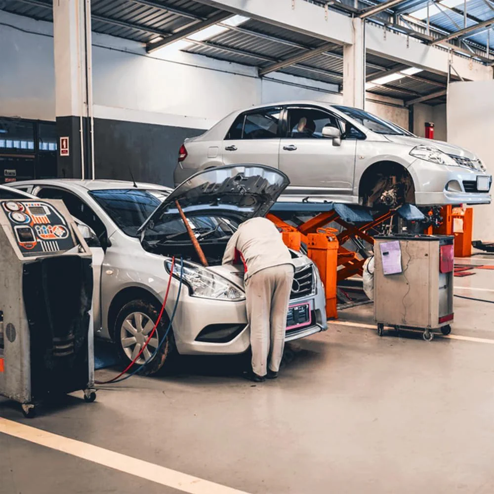 8,000 lbs Capacity Mid-Rise Scissor Car Lift Hydraulic Professional Automotive Lift for Tires