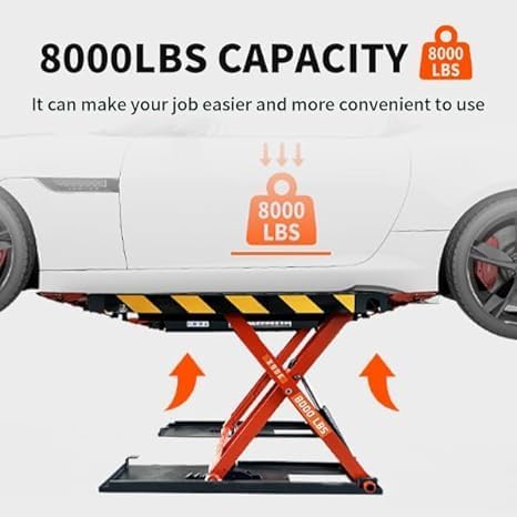 Mid Rise Scissor Lift 8000lbs Electric Release 47.2 in 110V/1PH X90-E