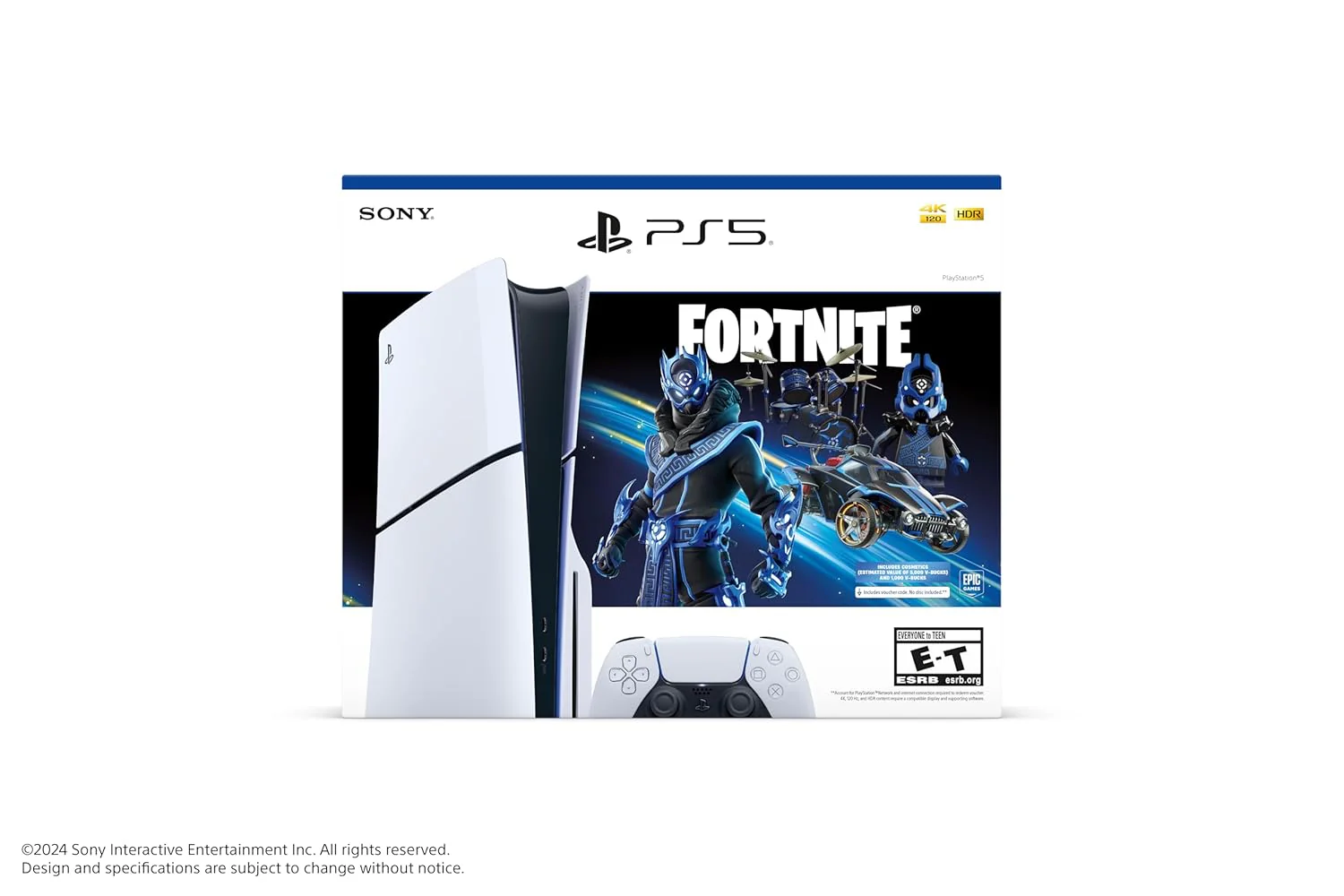 PlayStation PS5 Console - Fortnite Cobalt Star Disc Edition